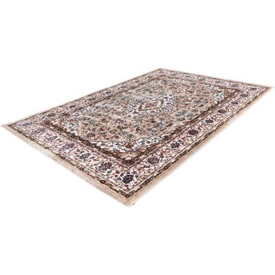 Teppich OBSESSION "Isfahan 740", beige, B:160cm H:11mm L:230cm, Polyester, Teppiche, Teppich, Orient-Optik, ideal im Wohnzimmer & Schlafzimmer
