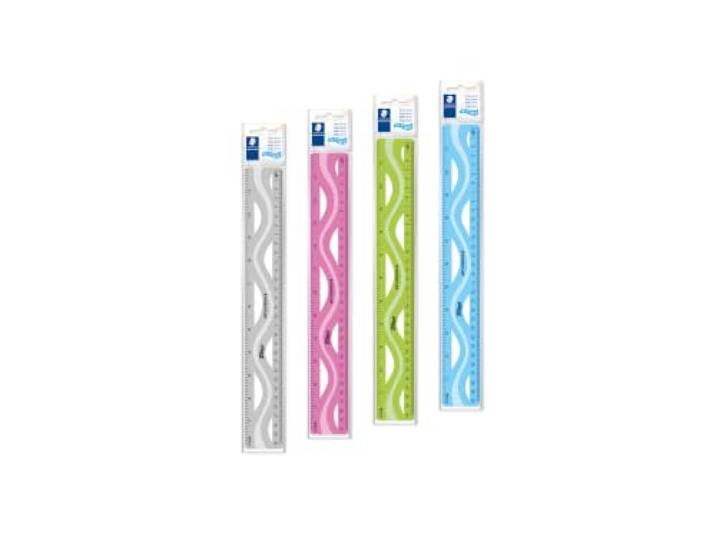 STAEDTLER 562 30 Flexibele liniaal – 30 cm, set van 6