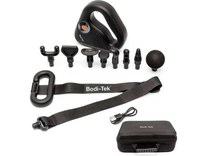 Bodi-tek BT-MAWB - Massagegun - incl koffer\, massageriem en 8 opzetstukken