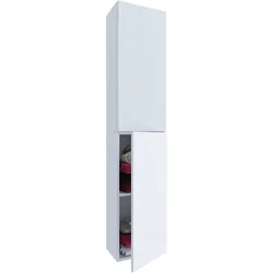 Hochschrank Lendas ca. 33x150 cm Weiß