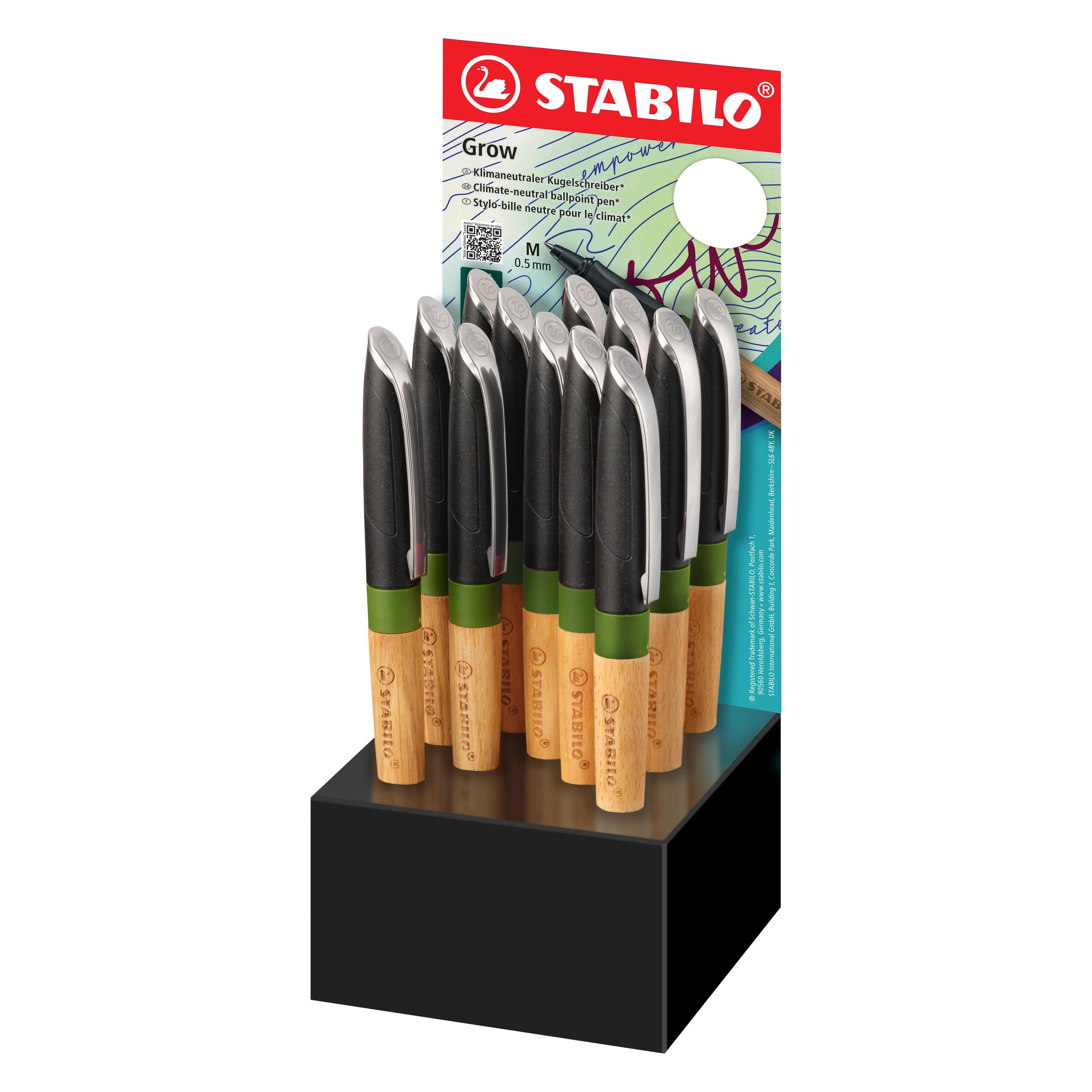Stabilo Grow Kugelschr. 12er Display (12x) (6032/12-1)