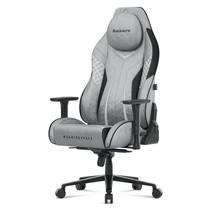 Huzaro Fotel gamingowy zamszowy Force 8.3 Grey (HZ-FORCE 8.3 GREY)