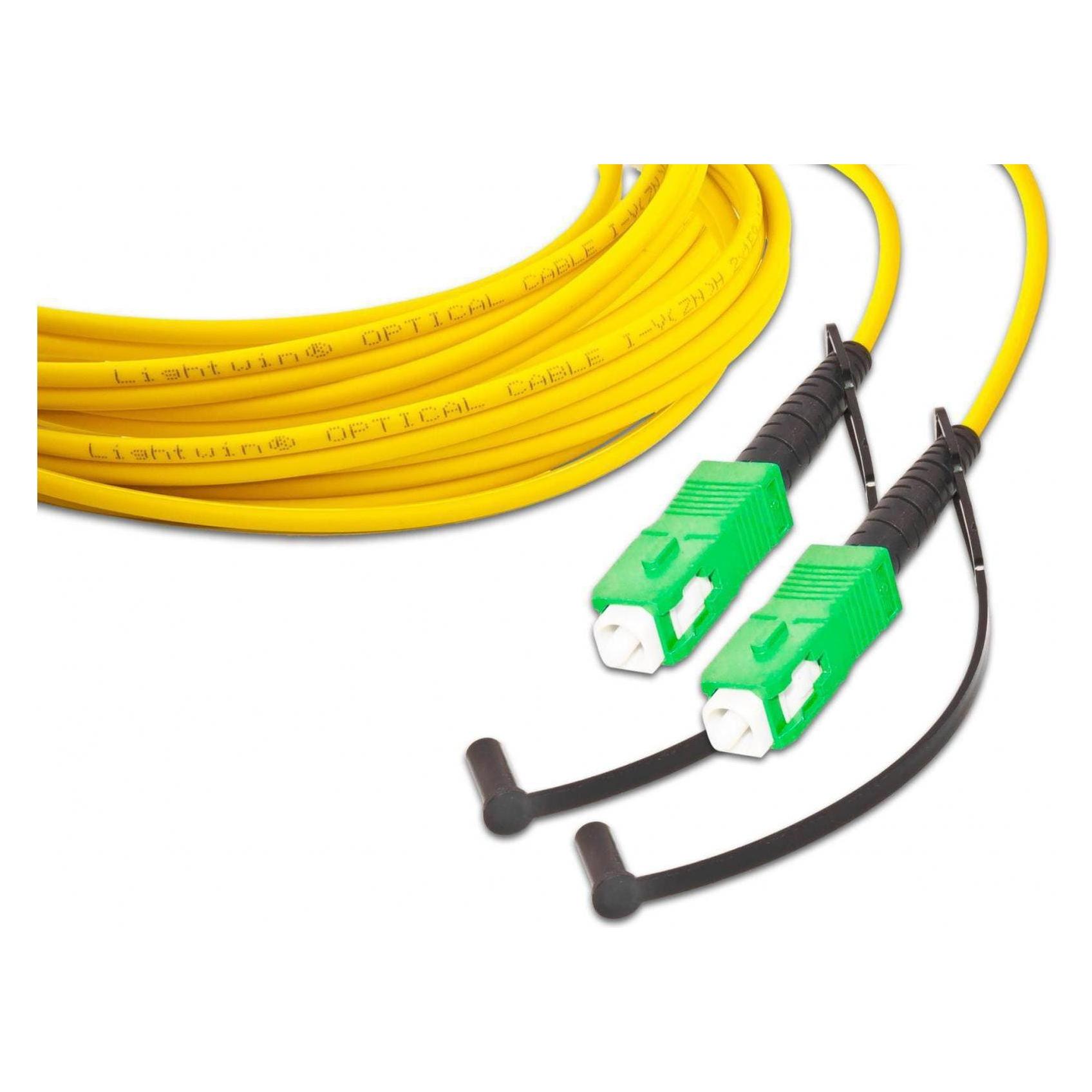 Lightwin LWL HQ Simplex Patchkabel, 20m (20 m) (LSP-09 SC/APC-SC/APC 20.0)