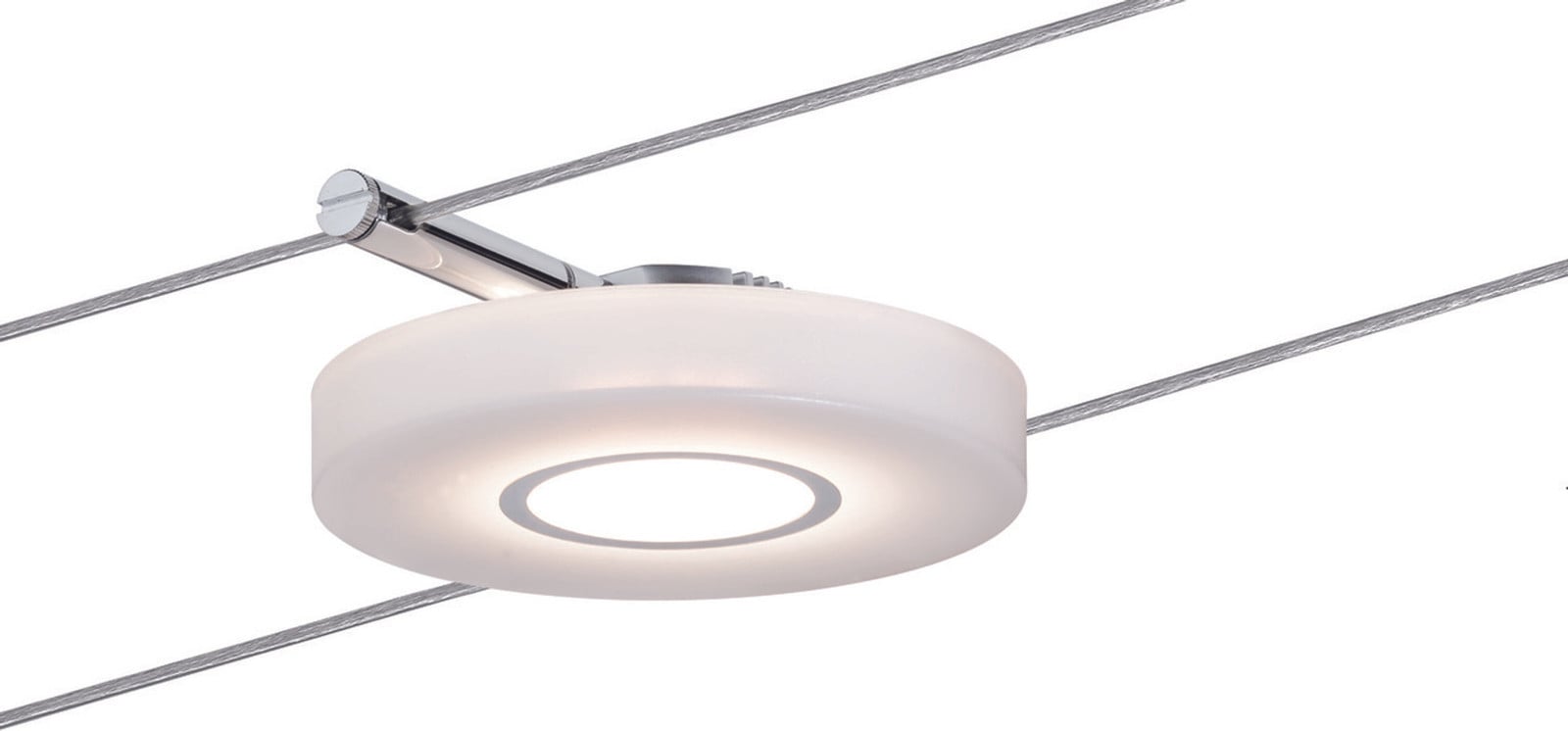 Paulmann Wire Systems DC Spot DiscLED I LED-accentverlichting, chroom/satijn, 1x4W, 12V DC