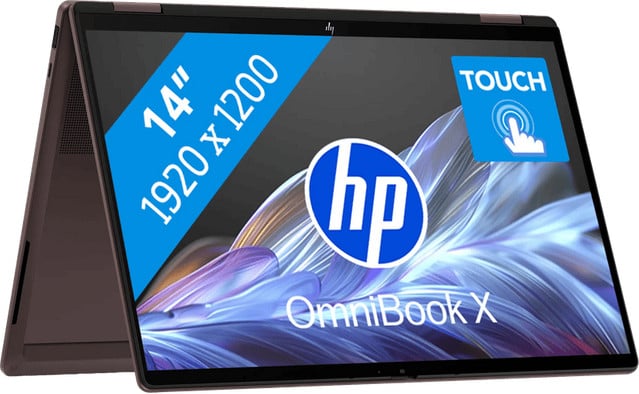 HP OmniBook X Flip NG AI PC 14-kc0951ndx 2-in-1 Convertible Multimedia Laptop met Windows
