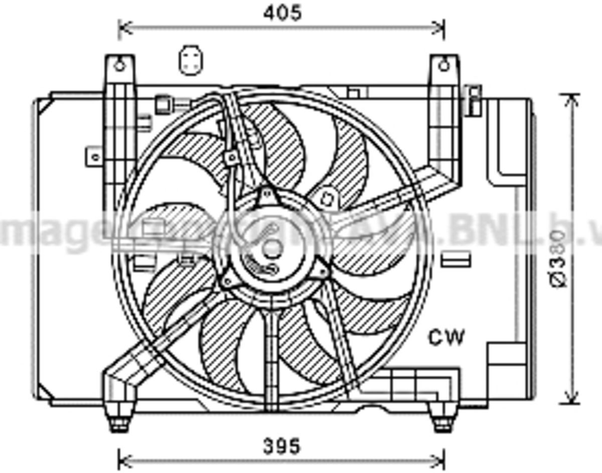 Ava Cooling Ventilatore DN7532 AVA