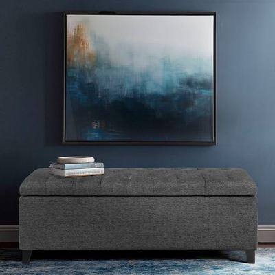 Jla Home/Furniture & Decor Leona Storage Bench , Charcoal