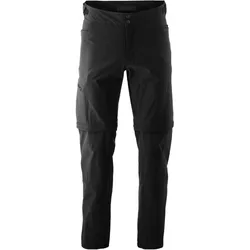 Gonso, Herren, Velohosen, Adventure Pants Zip Off (4XL), Schwarz