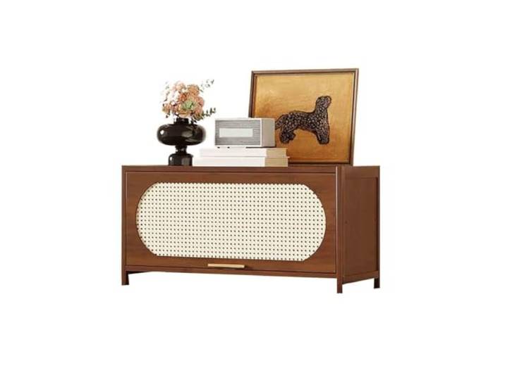 YHxFlux Küchenschrank Single-Layer Low Sideboard with Corner Tabletop Storage Lagerung