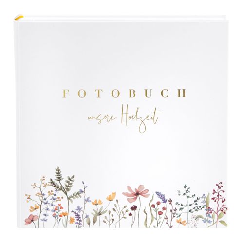 Goldbuch Blütenliebe 30x31 60 weiße Seiten Hochzeit 08044
