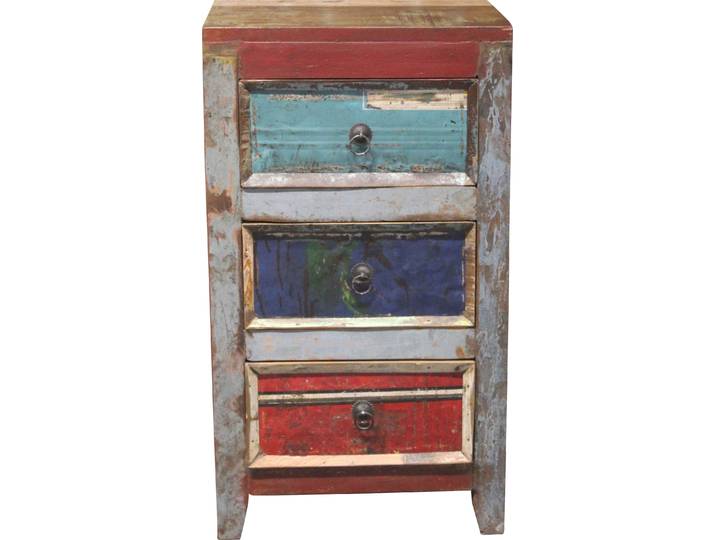 Kommode GOODPRODUCT Montreal , bunt, B:45cm H:80cm T:35cm, Sideboards, Kommode, Breite 45 cm