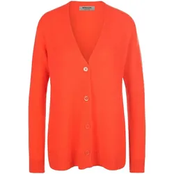 Strickjacke aus 100% Kaschmir Peter Hahn orange, 40