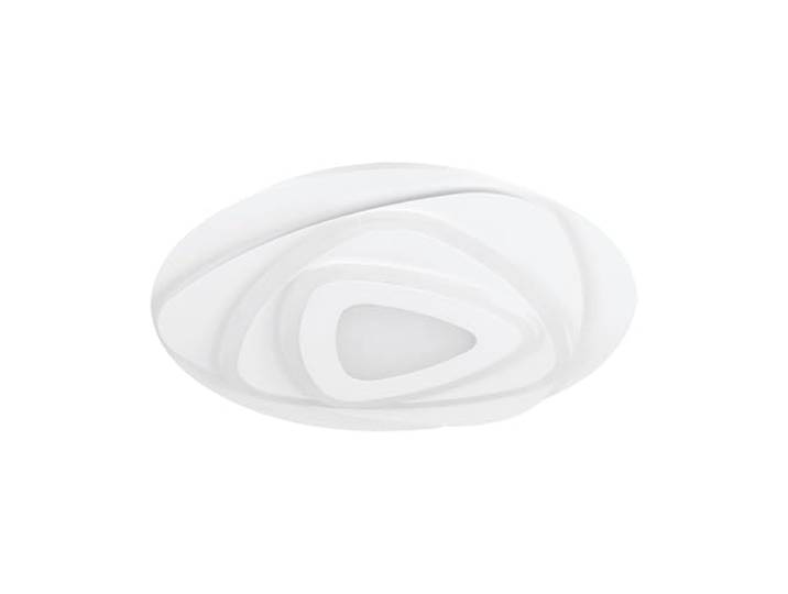 Eglo Luminaire plafonnier Palagiano\, panneau LED rond\, lampe de plafond en saillie pour bureau\, couloir et cuisine\, plastique blanc\, blanc neutre\, Ø 38 cm