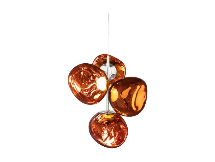 Tom Dixon Melt Chandelier small Kronleuchter LED 103 cm Copper