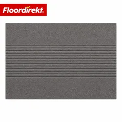 Floordirekt Schmutzfangmatte   Circa   Grau Streifen