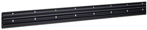 SL200801LED Elektro-Sockelleistensystem SL200801LED Unterteil 2000mm Schwarz 2m