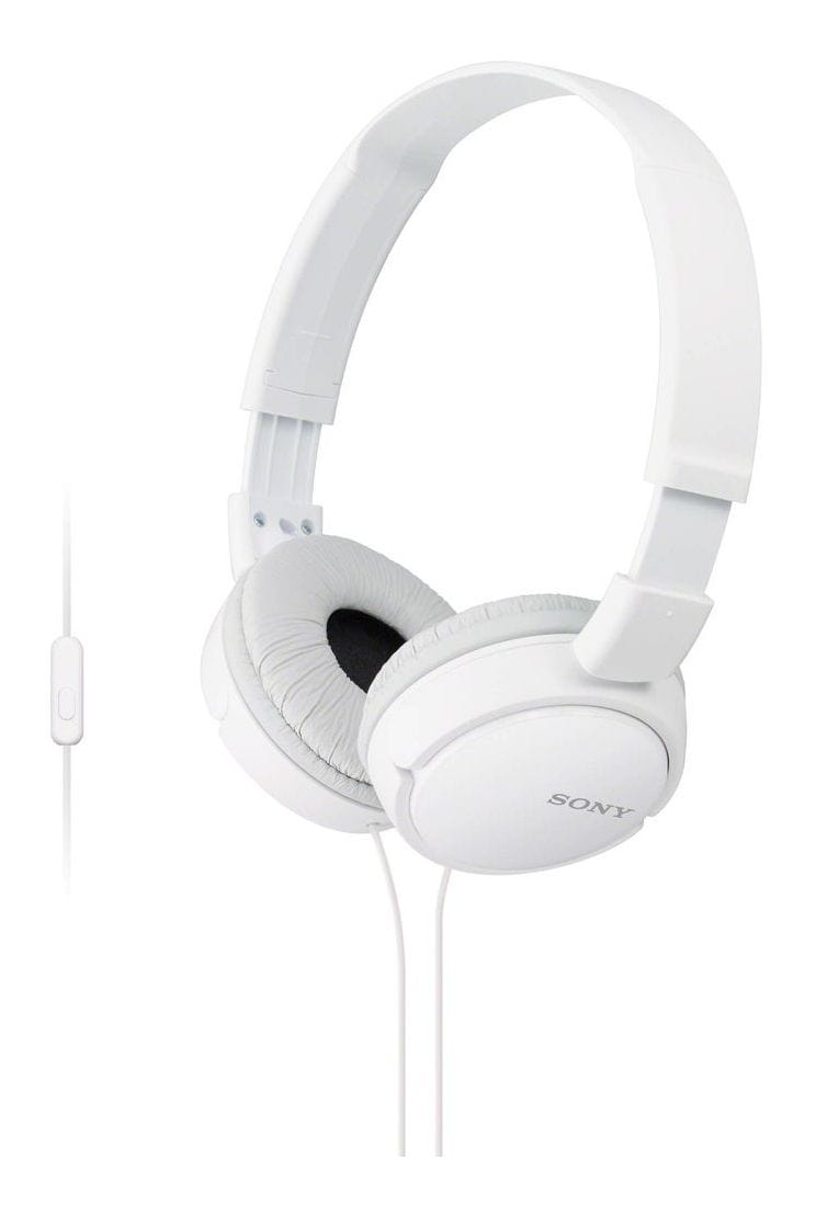 Sony MDR-ZX110AP Ohraufliegender Kopfhörer kabelgebunden (Weiß) MDRZX110AP/W