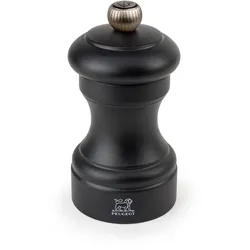 PEUGEOT Pfeffermühle BISTRO 10cm Schwarz Matt Buchenholz Stahlmahlwerk Klein