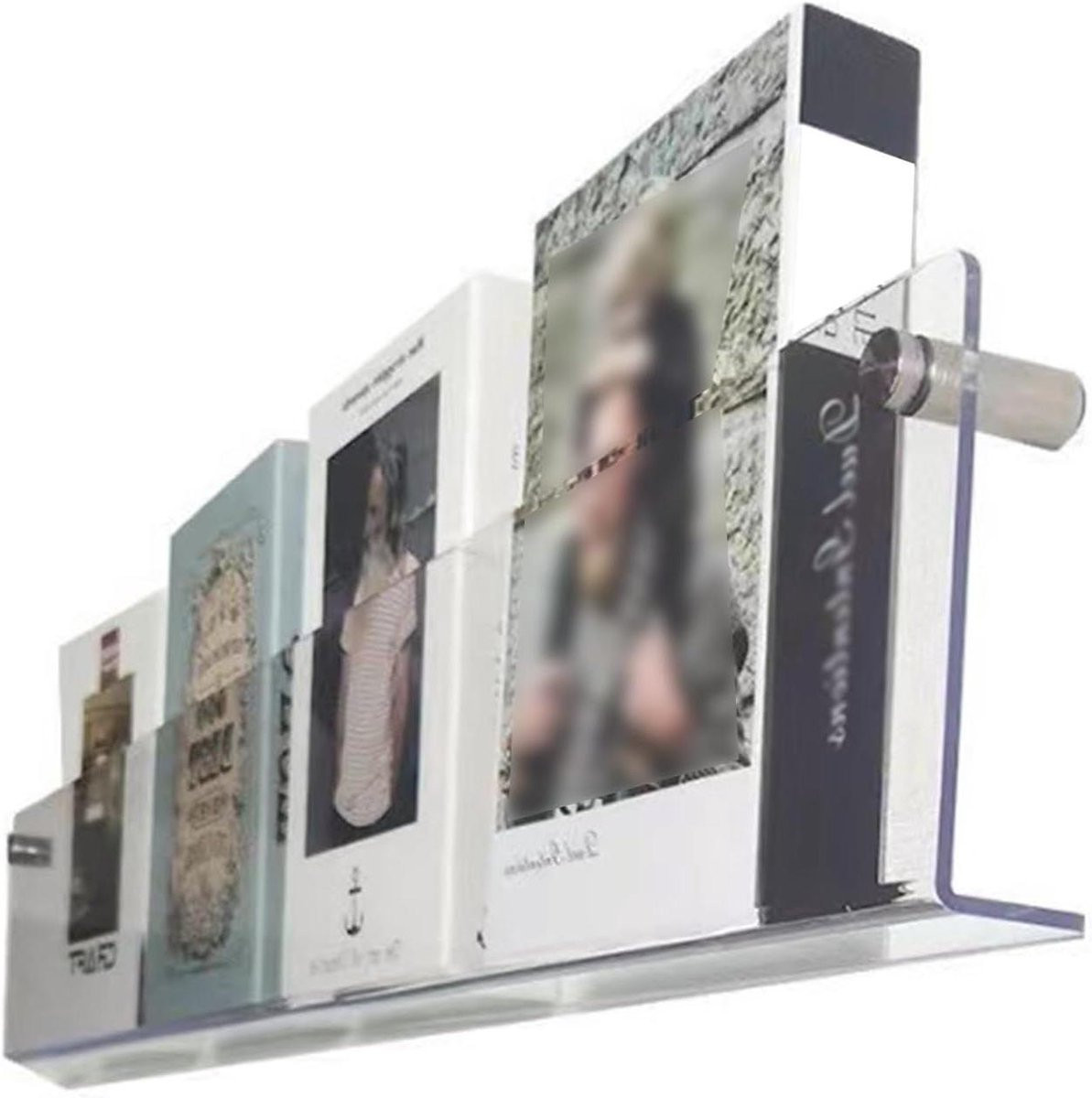 Transparante Display Rek Magazine Houder van Krasbestendig Acryl B/D/H: 40 x 50 x 60 cm