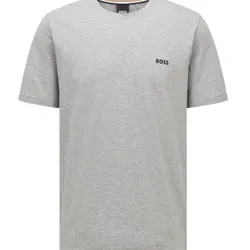 BOSS Mix and Match T-shirt With Logo Grau Baumwolle Small Herren