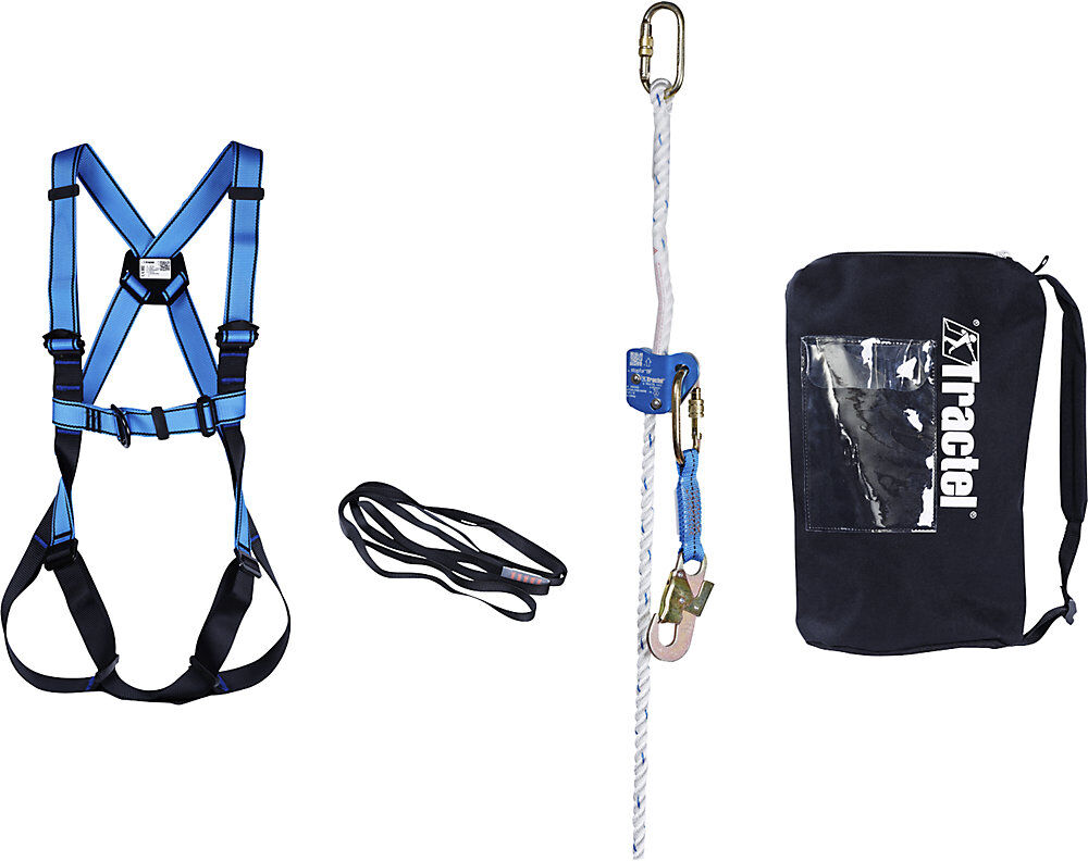 kaiserkraft PSA-Fallschutz-Set Industrie, Tragfähigkeit 150 kg, XL