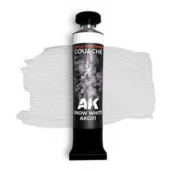 AK Gouache Snow White 20 ml