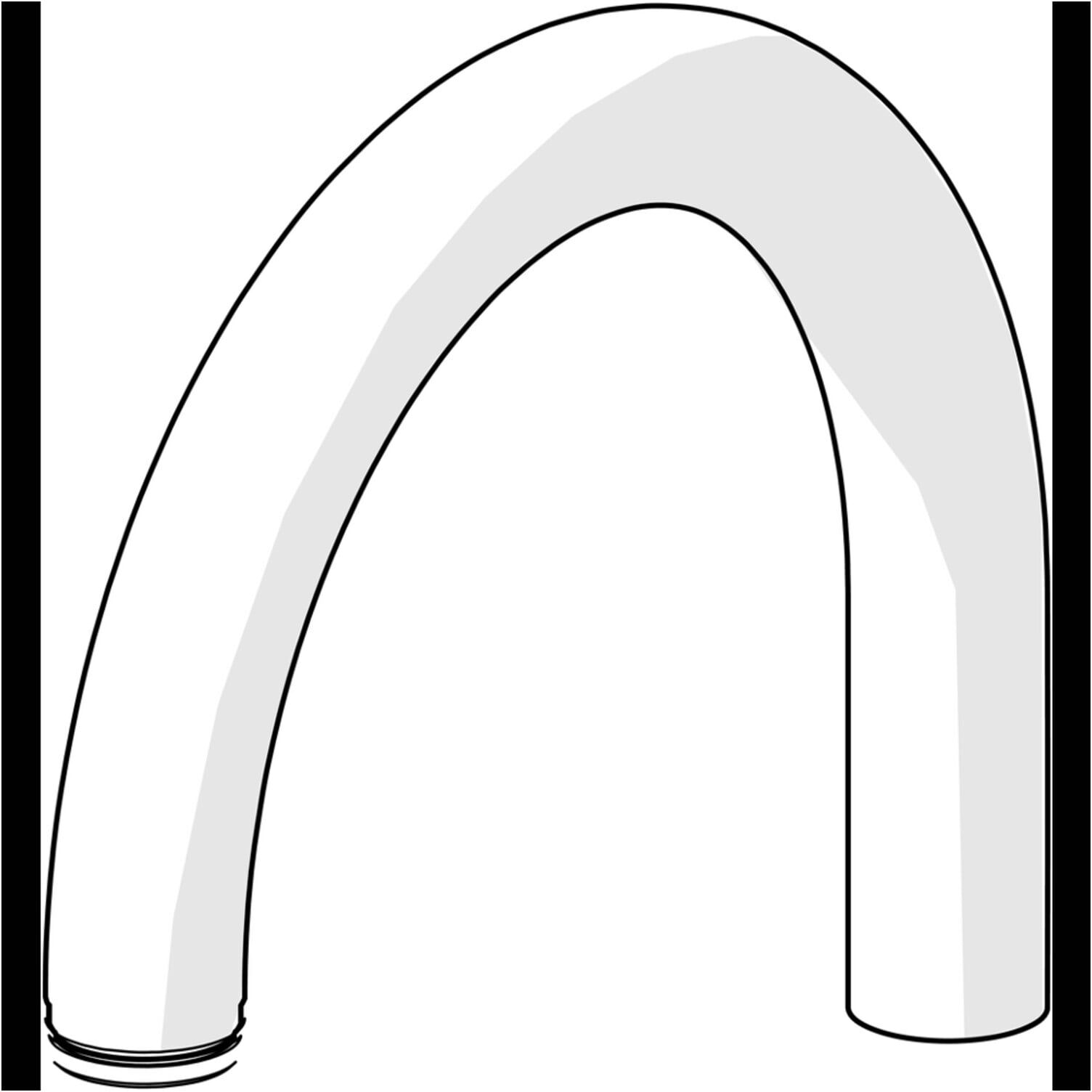 Hansa Auslauf 59914608 Ausld. 160 mm chr)