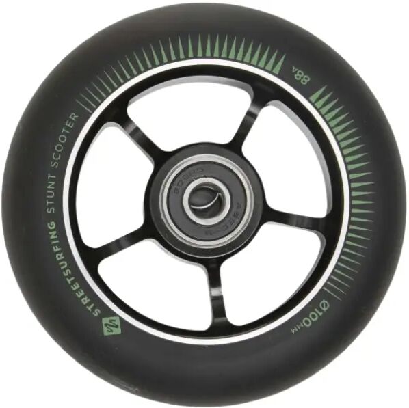 Streetsurfing Stunt Scooter Rolle Street Surfing Aluminum 2 Stk. (100mm - Schwarz)