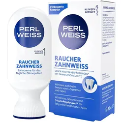 PERLWEISS Raucher Zahnweiss Zahncreme 50 ml