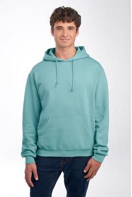 Jerzees 996 NuBlend Pullover Hooded Sweatshirt in Sage size 4XL   Cotton Polyester 996MR, 996M