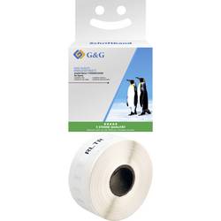 G&G Etiketten Kompatibel ersetzt DYMO 11355, S0722550 19 x 51 mm Thermodirekt Papier Weiß 500 St. Permanent haftend Adress-Etiketten BM-D-G-11355