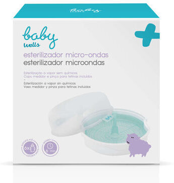 Baby Wells Esterilizador a Vapor para Micro-Ondas 1 un