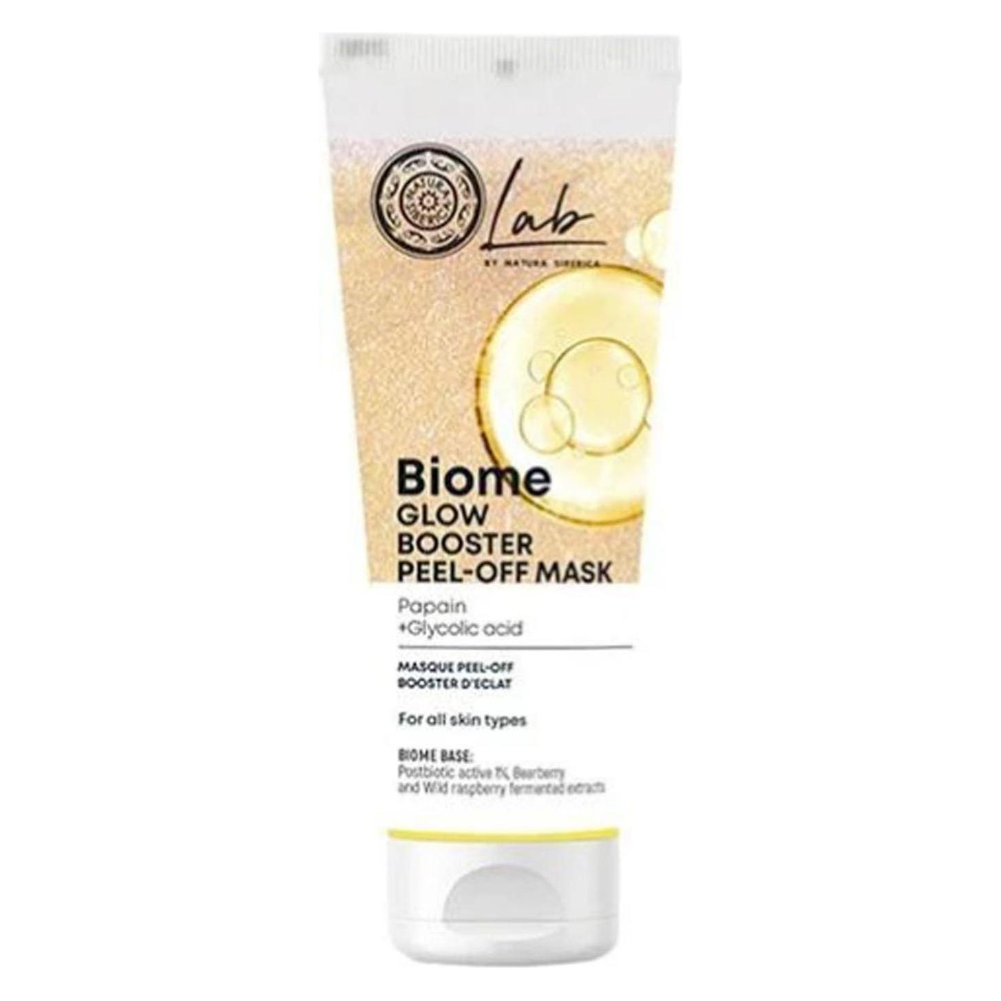 Natura Siberica Lab Biome Glow Booster Peel-Off Gesichtsmaske 75ml (75 ml) (OTHER)