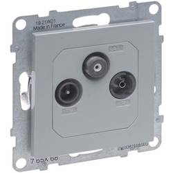 Legrand Einsatz Seano Aluminium 765268 5 St.