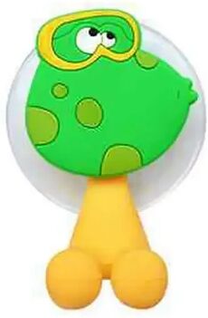 Perfect Picks Market Cartoon Rabbit Toothbrush Holder With Strong Suction Fun And Practical Storage For Kids frog