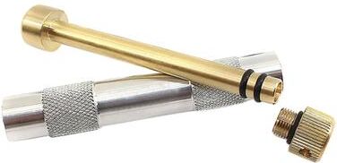 Drop Dash Deals Brass Fire Piston Fire Starter For Camping Survival And Bushcrafts silver