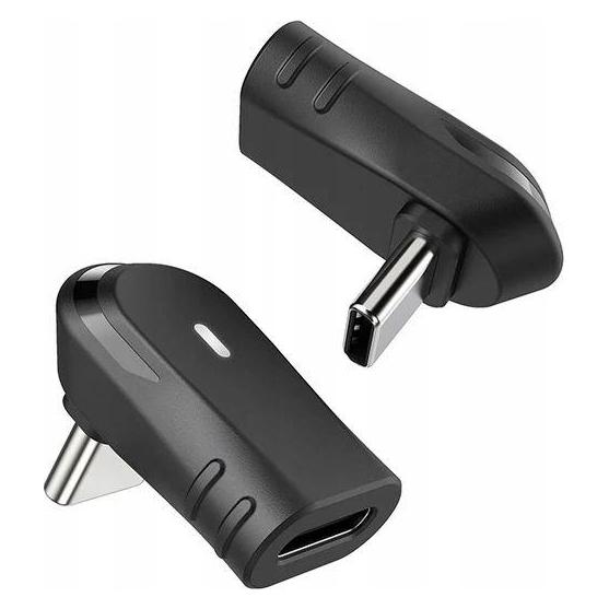 Syntech Adapter Kątowy Redukcja Kąt 2x Usb-c Usb Type-c 100w Do Steam Deck / Switch / Synm051 (USB-C, USB-C) (SYNTECH)