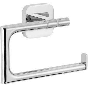 Tesa Toilettenpapierhalter Elegaant, verchromt, zum Kleben, für 1 Rolle, aus Metall