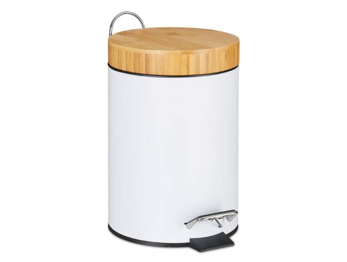 Relaxdays Pedaalemmer 3 liter badkamer