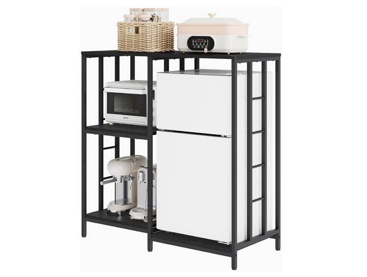 GarveeMore Küchenregal Mini-Kühlschrankständer Mit Aufbewahrungs-Kaffeebar-Schrank