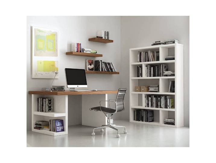 Regal MDF Mitteldichte Holzfaserplatte , lackiert Weiß/Weiß 173cm