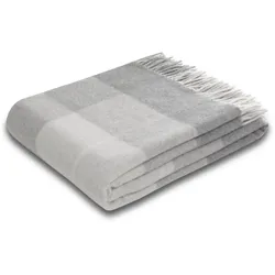 Biederlack Plaid Quito grey 130x170 cm