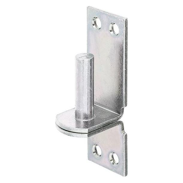 GAH Kloben DII auf Platte 13x25mm galv. verz. dickschichtpassiviert (Fensterhaken, 10 Stk.) (311438)