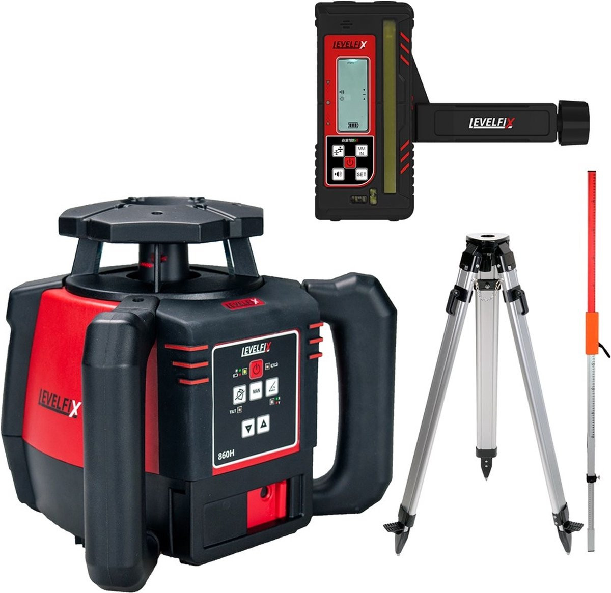 Bouwlaser Levelfix 860H Horizontale Volautomatische Bouwlaser