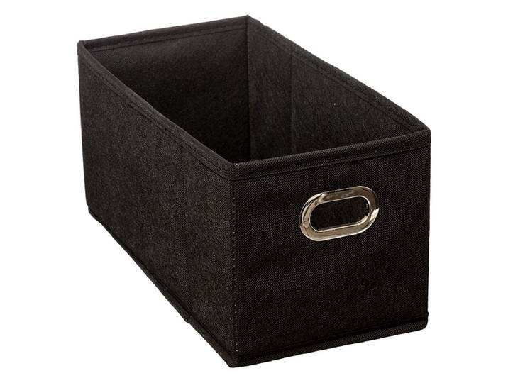 Aufbewahrungsbox JOVAN schwarz 31x15x15cm