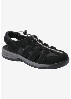 Women's Drew Element Sandals by Drew in Black Nubuck (Size 7 M)