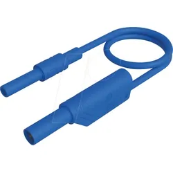 MAL S WSB 50 BL - Messleitung, 2,5 mm2, 0,5 m, blau, gesichert, stapelbar
