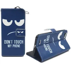 König Design Schutz Hülle für ZTE Blade V6 Dont Touch Tasche Case Cover + 1 Panzer Schutz Glas Neu (ZTE Blade V6), Smartphone Hülle, Transparent