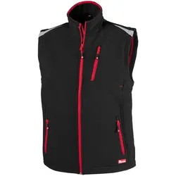 Magni,  FORTIS Herren Weste/Arbeitsweste 24 schwarz/rot Gr.M (M)