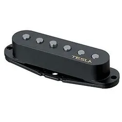 Tesla Pickup Plasma 1 Middle/Black (Instrumenten Tonabnehmer), Zubehör Instrumente, Schwarz